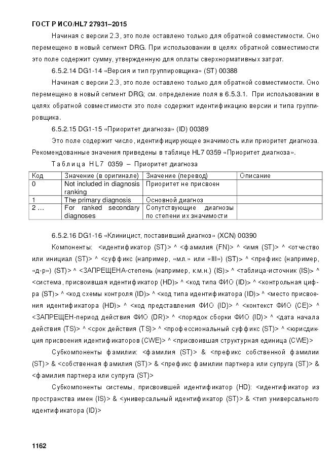 ГОСТ Р ИСО/HL 7 27931-2015, страница 1169